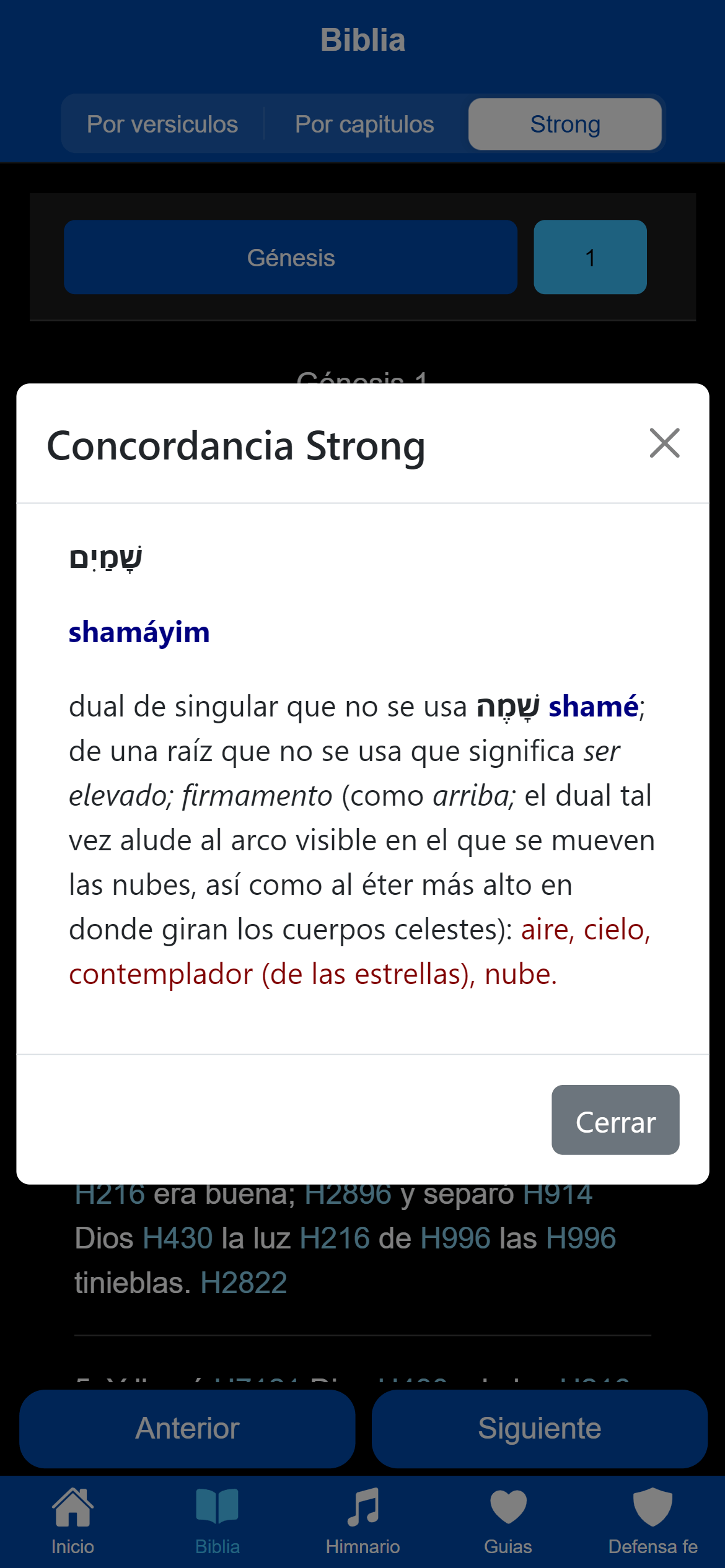 Biblia con Strong
