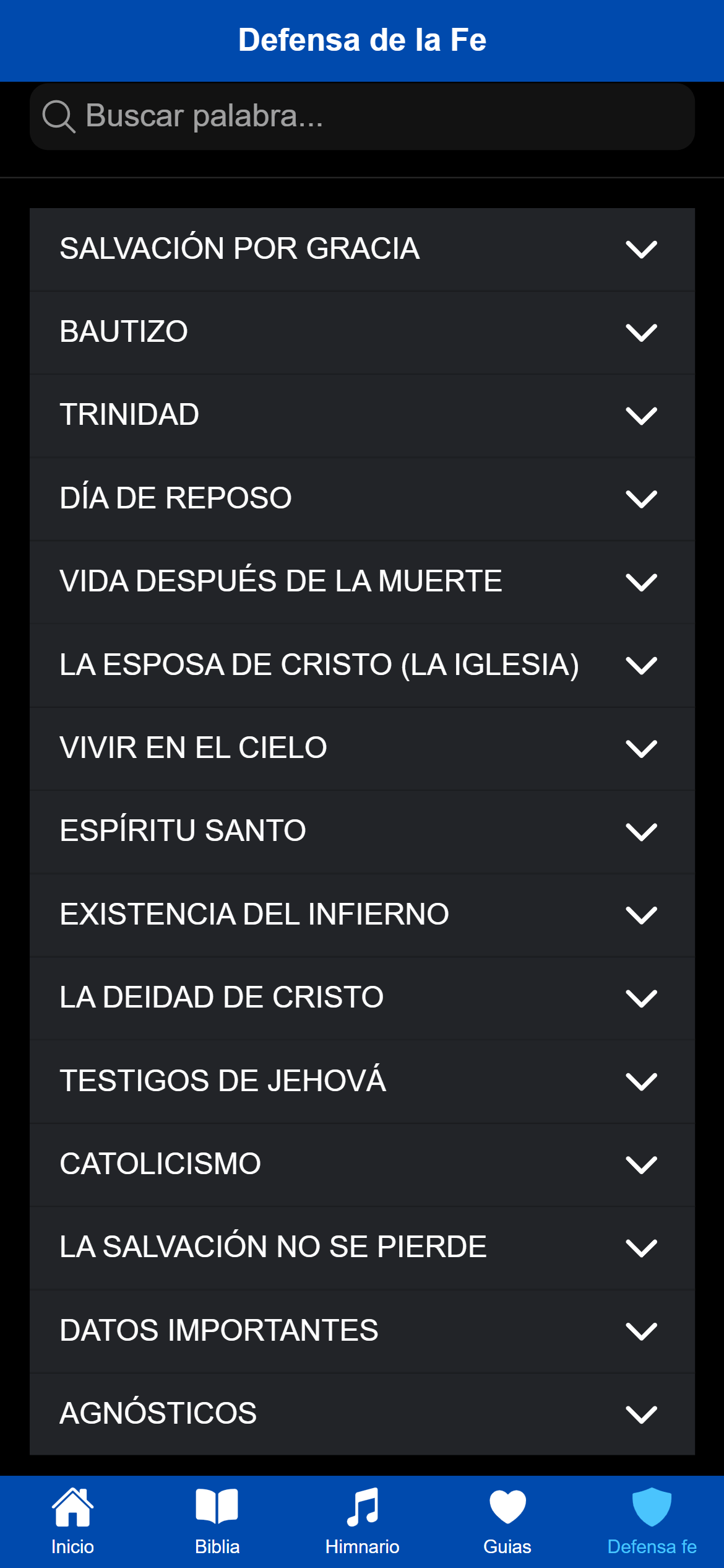 Defensa de la Fe